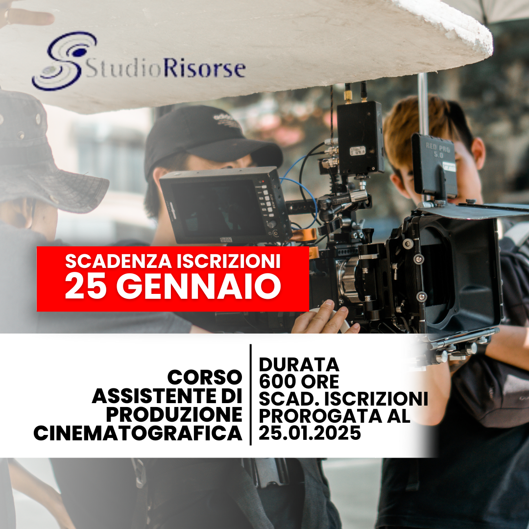 CORSO ASSISTENTE DI PRODUZIONE CINEMATOGRAFICA (1)